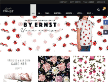 Tablet Screenshot of ernsttextil.se